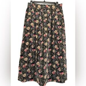 Vintage Jane Schaffhausen Velvet Skirt